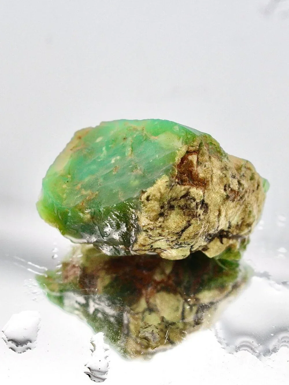 Gemmy Gem Australia Chrysoprase Marlborough Raw Natural Rough Mineral 59.5Ct